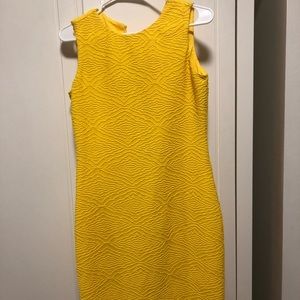 Calvin Klein yellow dress
